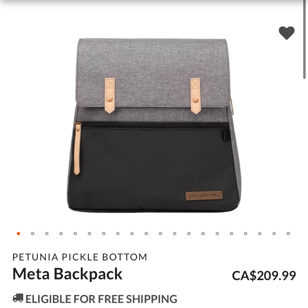 Petunia pickle bottom Meta diaper bag BNWOT plus all the extras